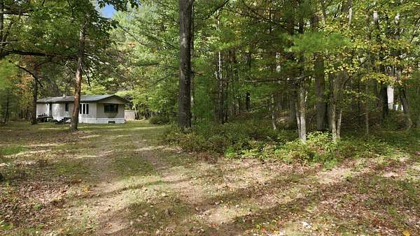 10 Acres of Recreational Land with Home for Sale in Fairchild, Wisconsin