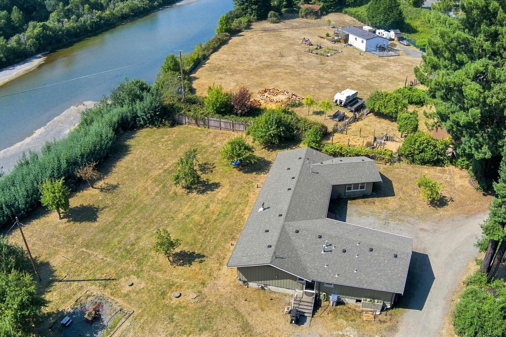 7.12 Acres of Land with Home for Sale in Rio Dell, California