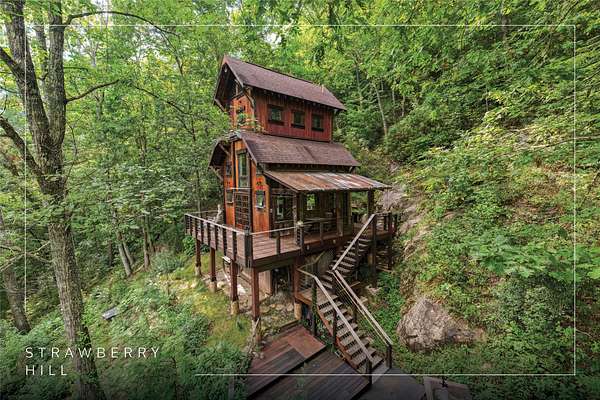 1.59 Acres of Land with Home for Sale in Cullowhee, North Carolina