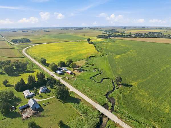 155 Acres of Land with Home for Auction in Stanley, Iowa