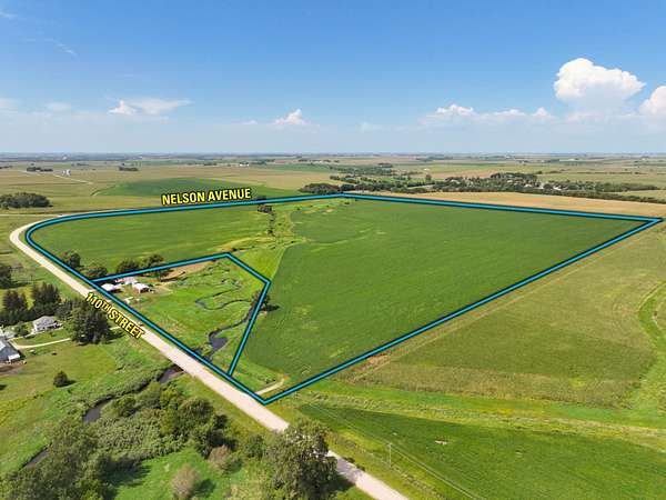 155 Acres of Land with Home for Auction in Stanley, Iowa