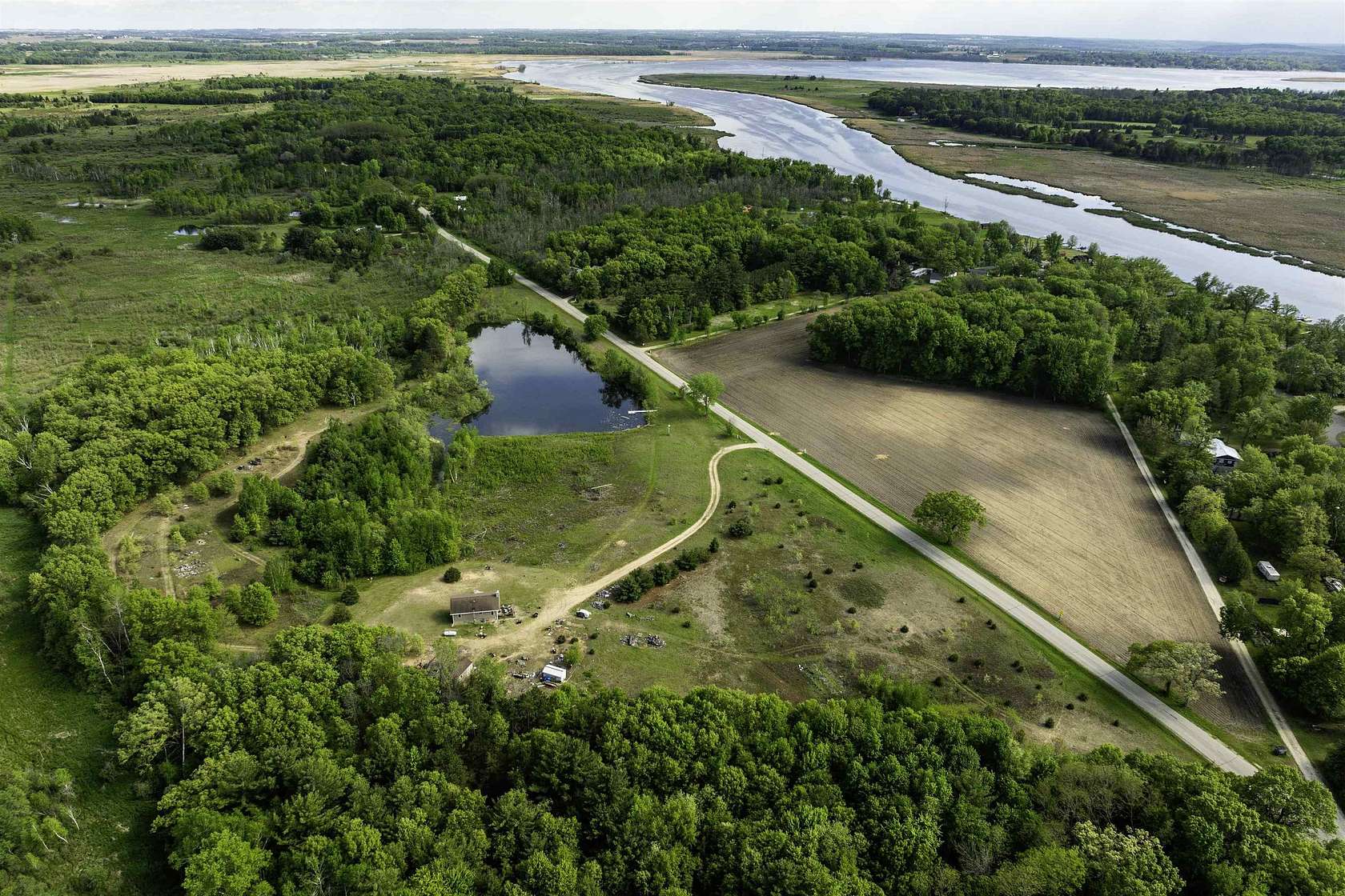 24.4 Acres of Improved Land for Sale in Princeton, Wisconsin