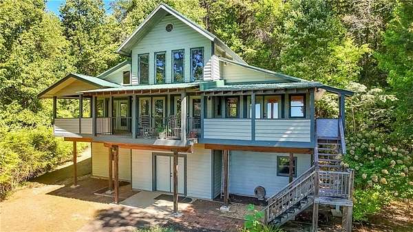 5.82 Acres of Land with Home for Sale in Cleveland, Georgia