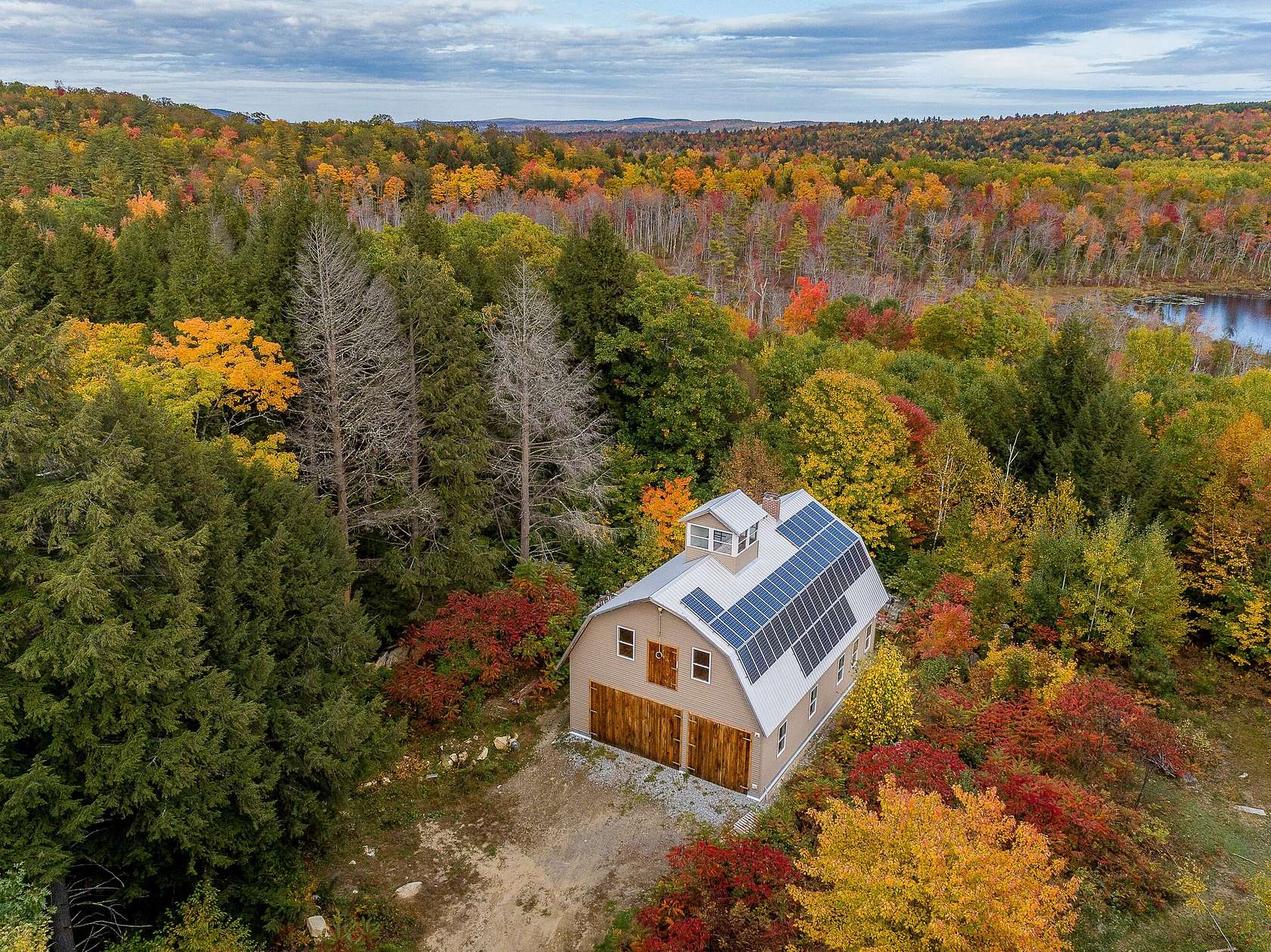 40.6 Acres of Recreational Land with Home for Sale in Jay, Maine