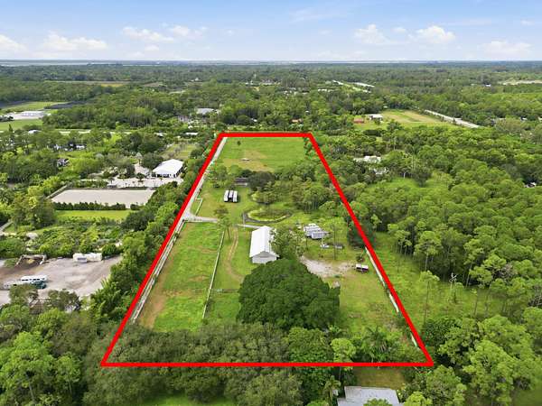 10 Acres of Land with Home for Sale in Loxahatchee Groves, Florida
