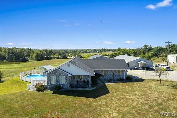 9.44 Acres of Land with Home for Sale in Perryville, Missouri