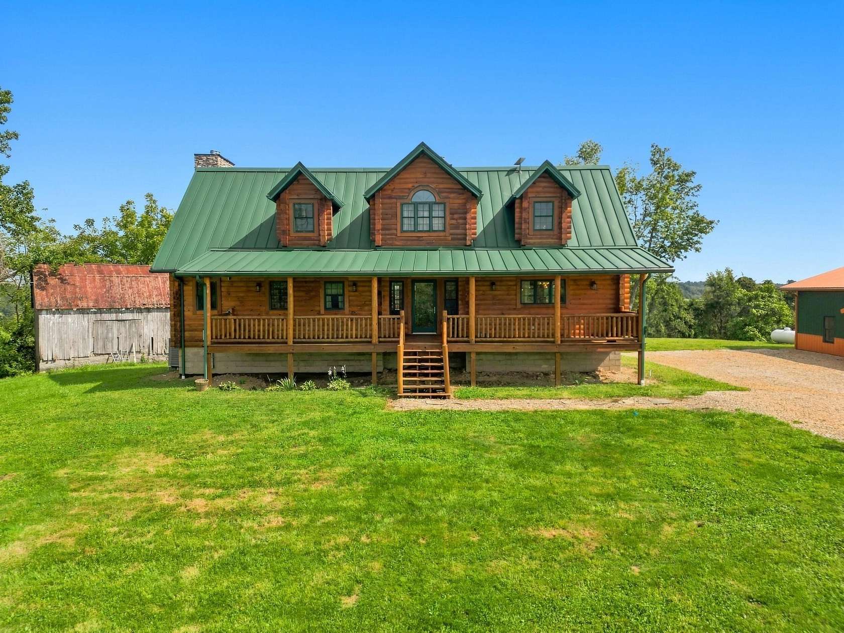 42.8 Acres of Recreational Land with Home for Sale in Shadyside, Ohio