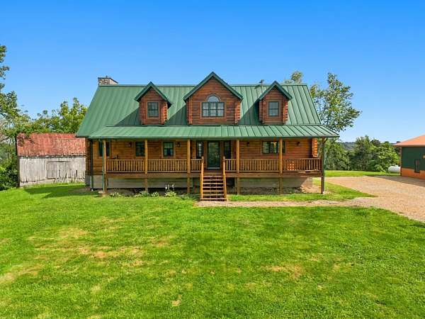 42.8 Acres of Recreational Land with Home for Sale in Shadyside, Ohio