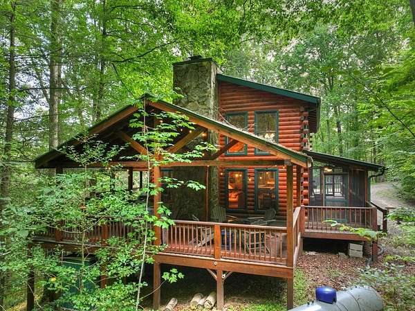 3.34 Acres of Land with Home for Sale in Blue Ridge, Georgia