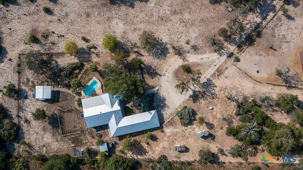 18 Acres of Land with Home for Sale in Center Point, Texas
