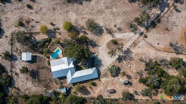18 Acres of Land with Home for Sale in Center Point, Texas