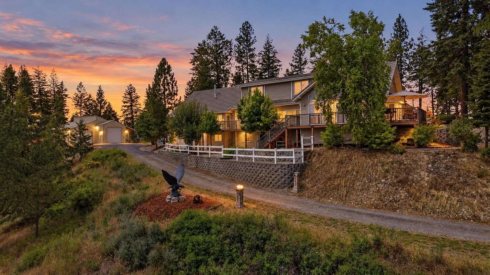 21.6 Acres of Land with Home for Sale in Colbert, Washington