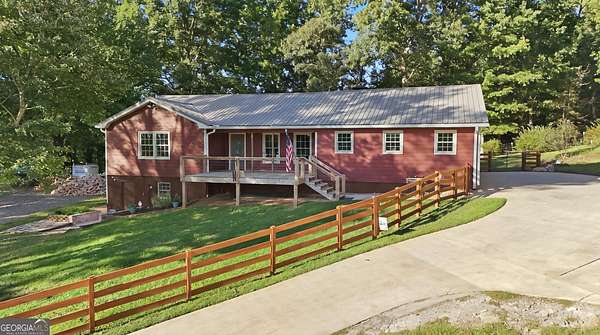 27.4 Acres of Land with Home for Sale in Cleveland, Georgia