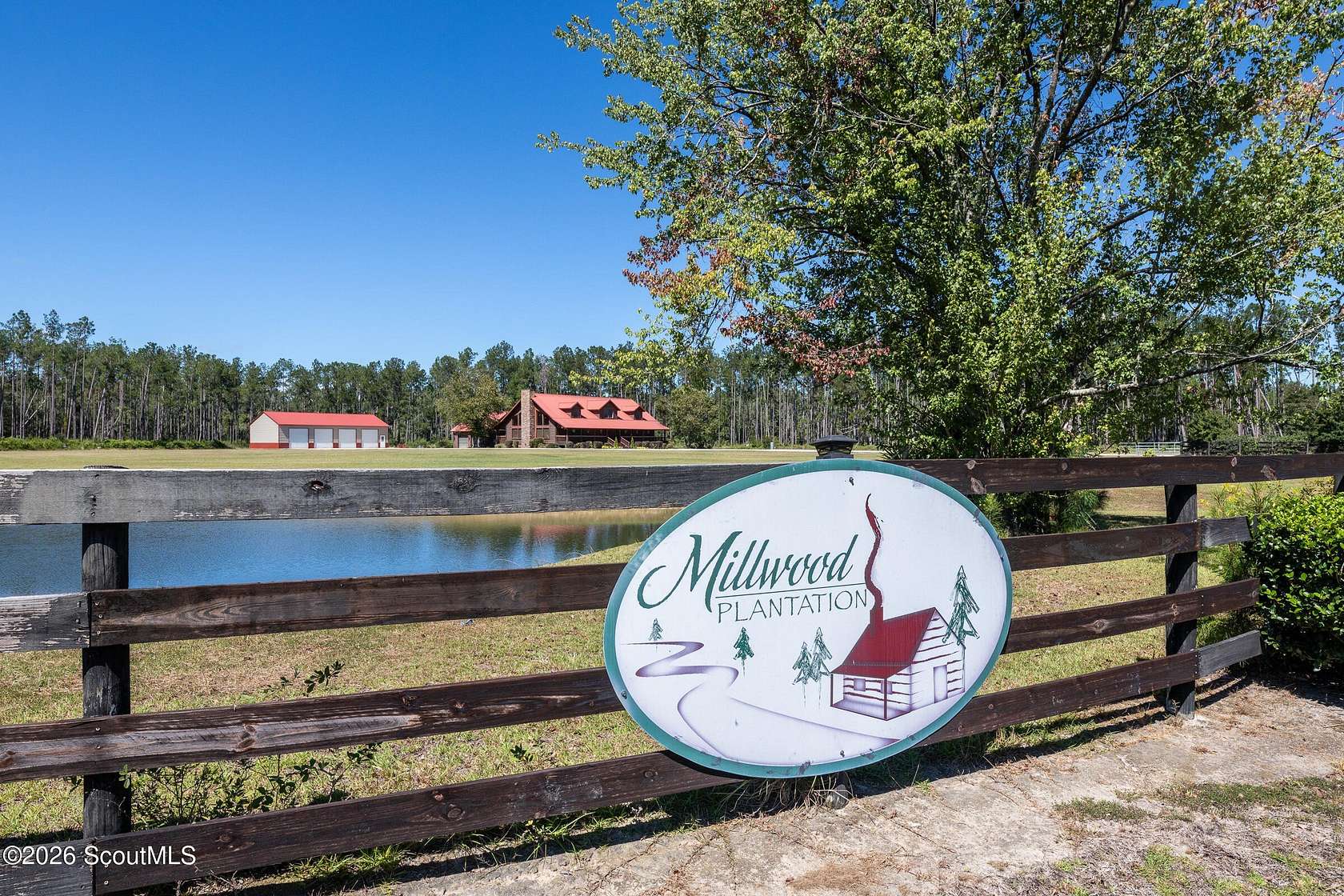 43.4 Acres of Recreational Land with Home for Sale in Manor, Georgia