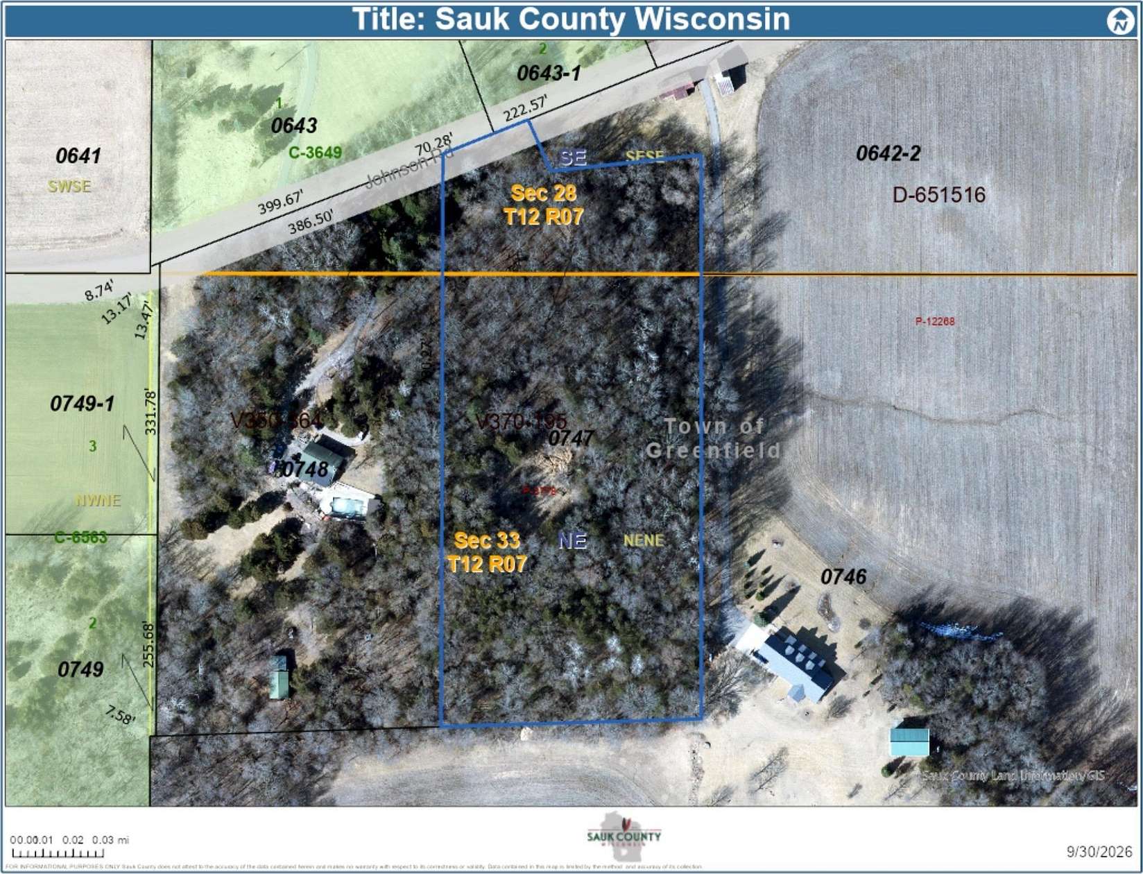 5.8 Acres of Residential Land for Sale in Baraboo, Wisconsin