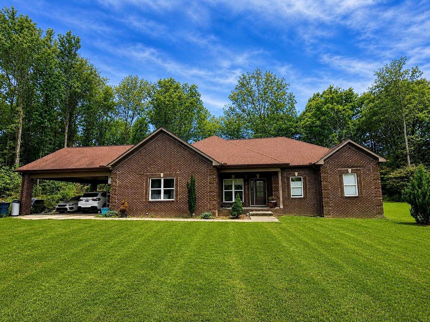 5 Acres of Land with Home for Sale in Cedar Hill, Tennessee