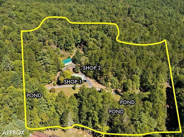 5.53 Acres of Land with Home for Sale in Murphy, North Carolina