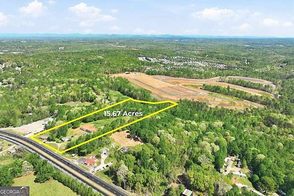 15.5 Acres of Improved Commercial Land for Sale in Gainesville, Georgia