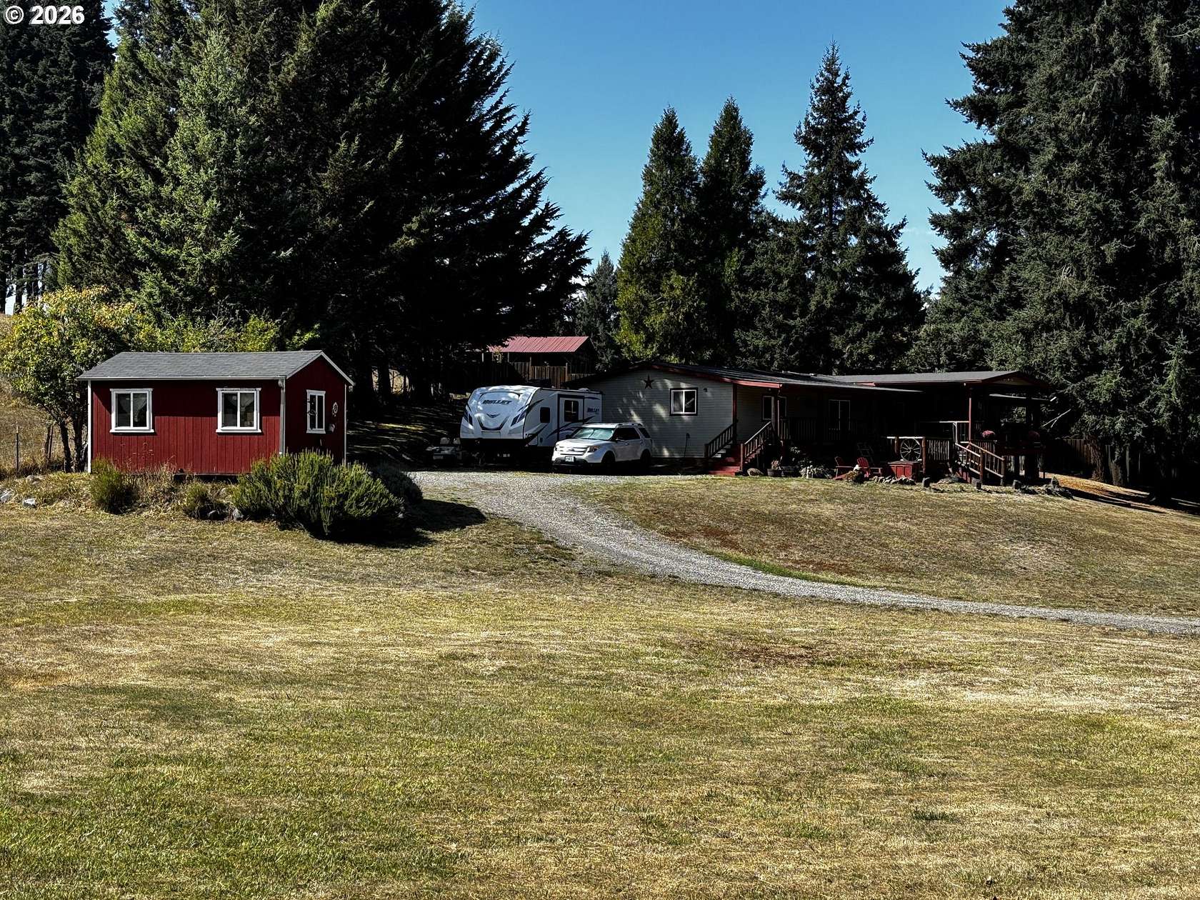 2.47 Acres of Land with Home for Sale in Oakridge, Oregon