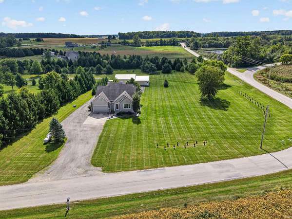 2.47 Acres of Land with Home for Sale in South Whitley, Indiana