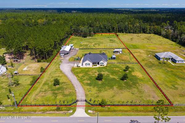 5 Acres of Land with Home for Sale in Callahan, Florida