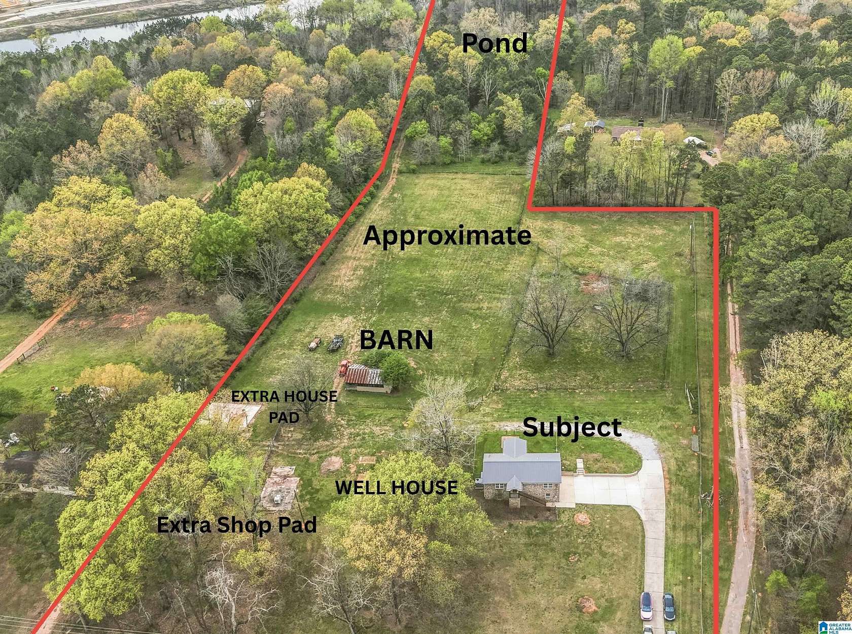8 Acres of Land with Home for Sale in McCalla, Alabama