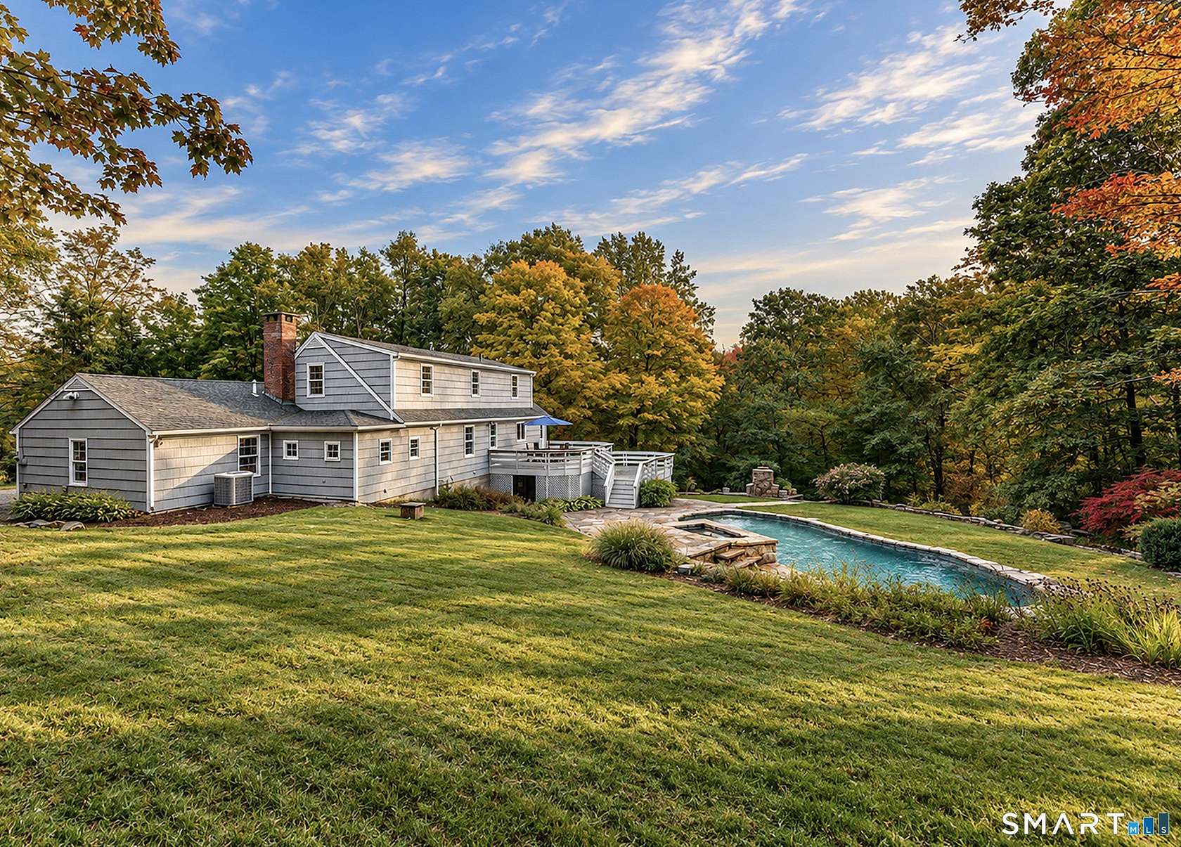 2 Acres of Land with Home for Sale in Redding, Connecticut