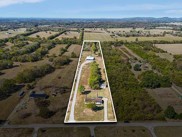 5.64 Acres of Land with Home for Sale in Chapel Hill, Tennessee