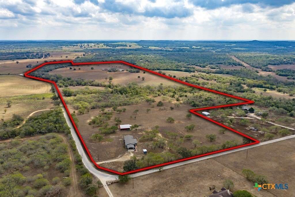 81.9 Acres of Agricultural Land with Home for Sale in Dale, Texas