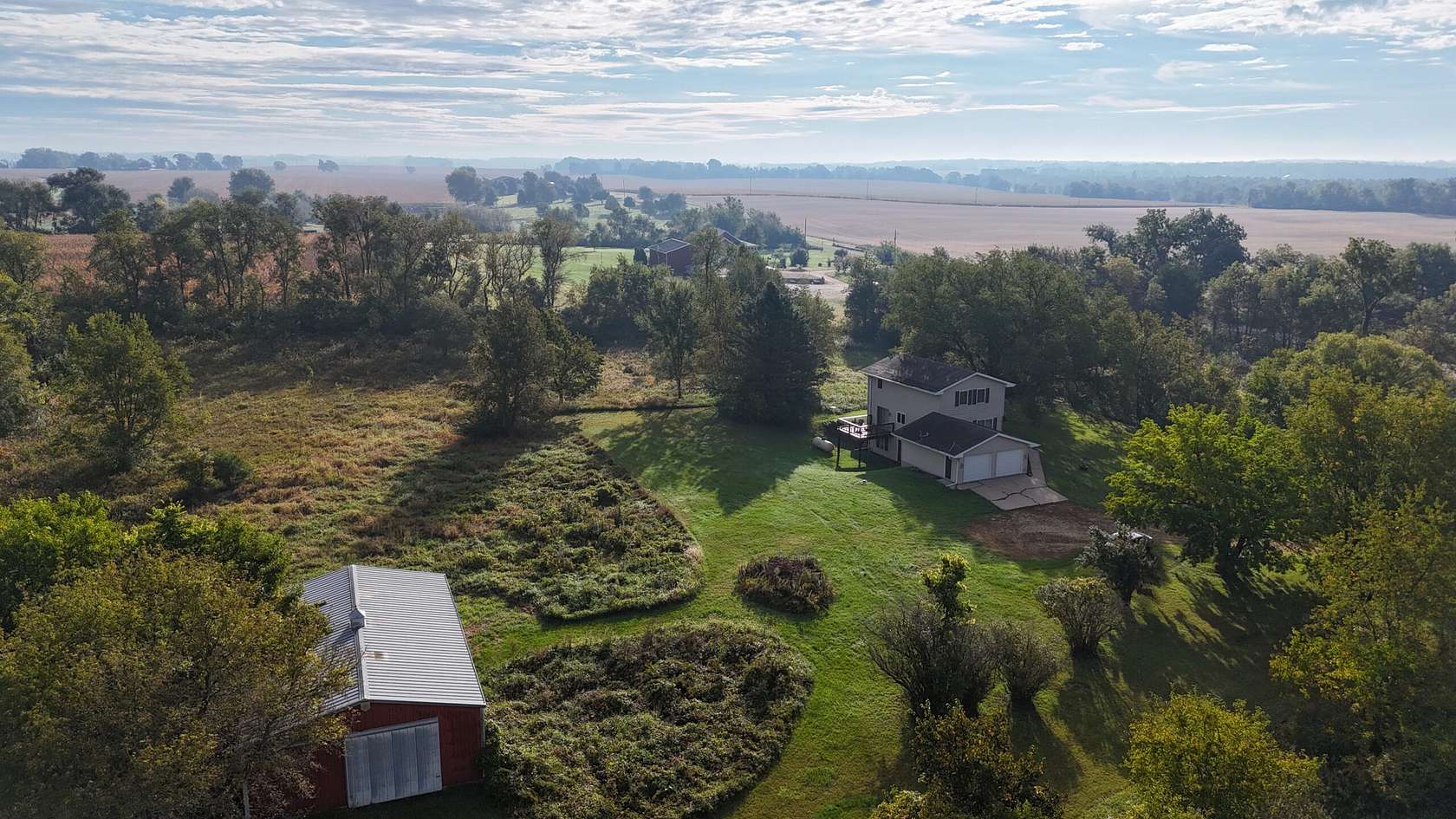 17 Acres of Land with Home for Sale in Kirkland, Illinois