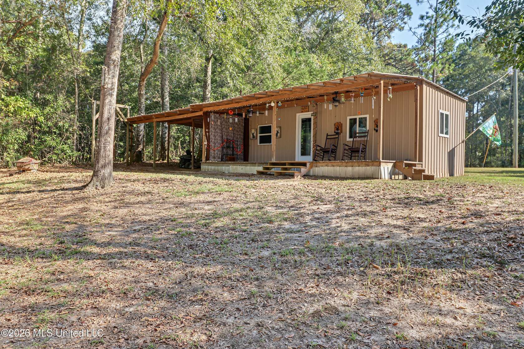 5.56 Acres of Land with Home for Sale in Perkinston, Mississippi
