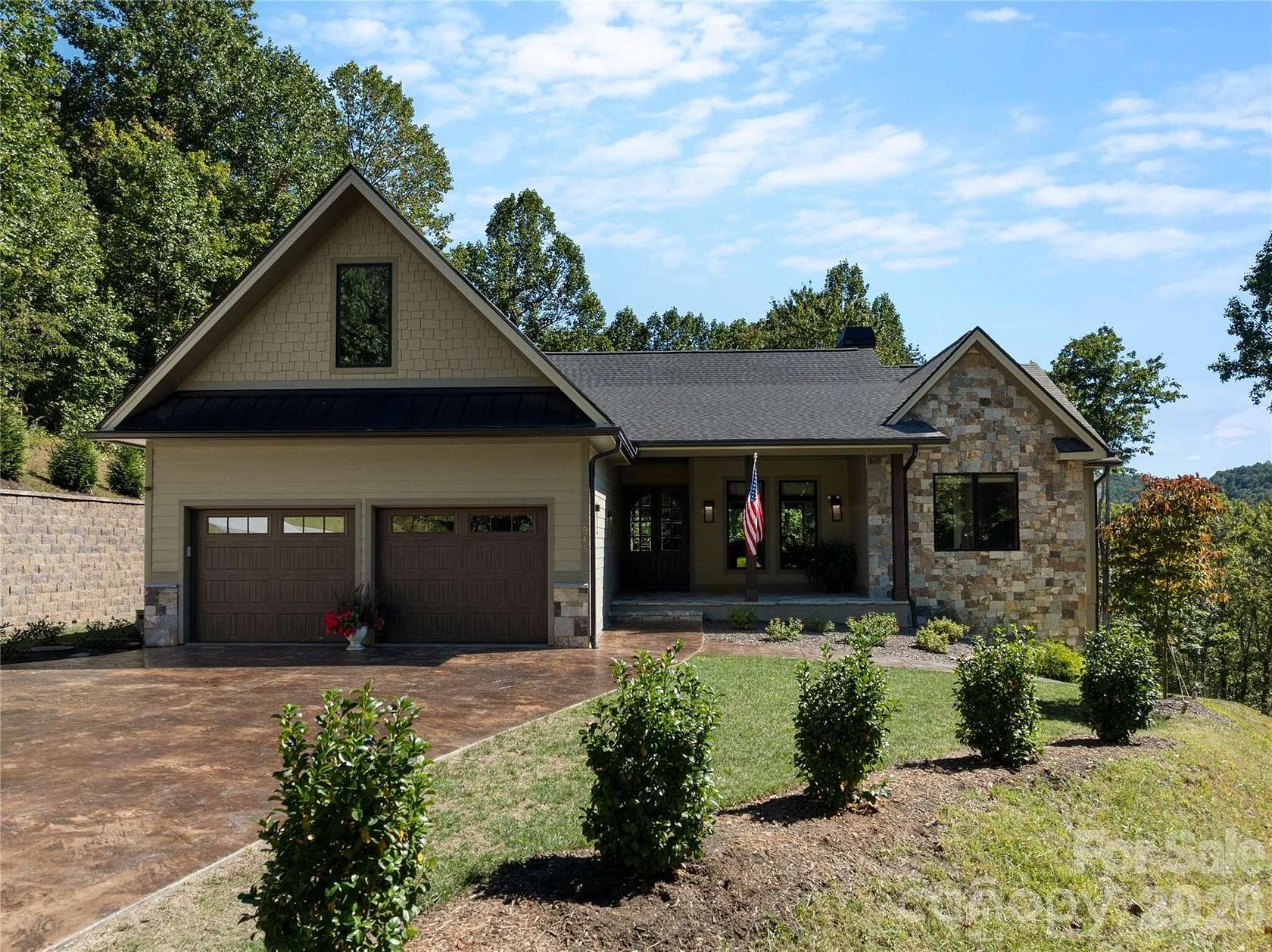 2.5 Acres of Land with Home for Sale in Hendersonville, North Carolina