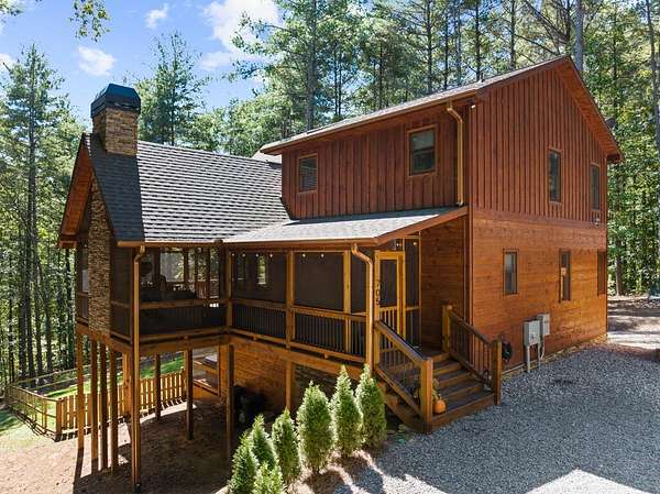 3.48 Acres of Land with Home for Sale in Blue Ridge, Georgia