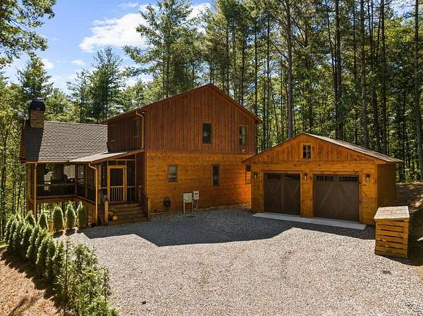 3.48 Acres of Land with Home for Sale in Blue Ridge, Georgia