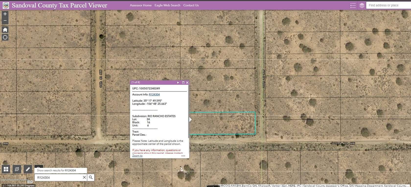 0.5 Acres of Land for Sale in Rio Rancho, New Mexico