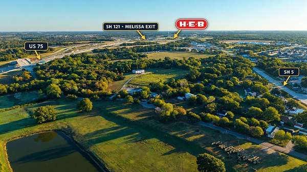 25.2 Acres of Mixed-Use Land for Sale in Melissa, Texas