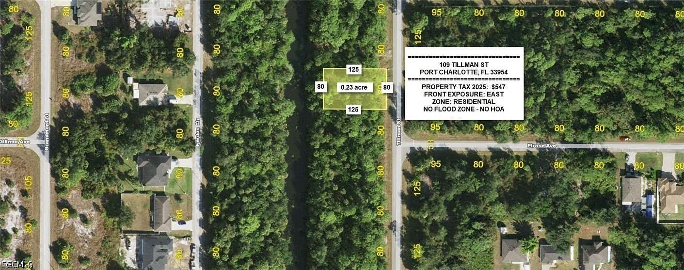 0.23 Acres of Residential Land for Sale in Port Charlotte, Florida