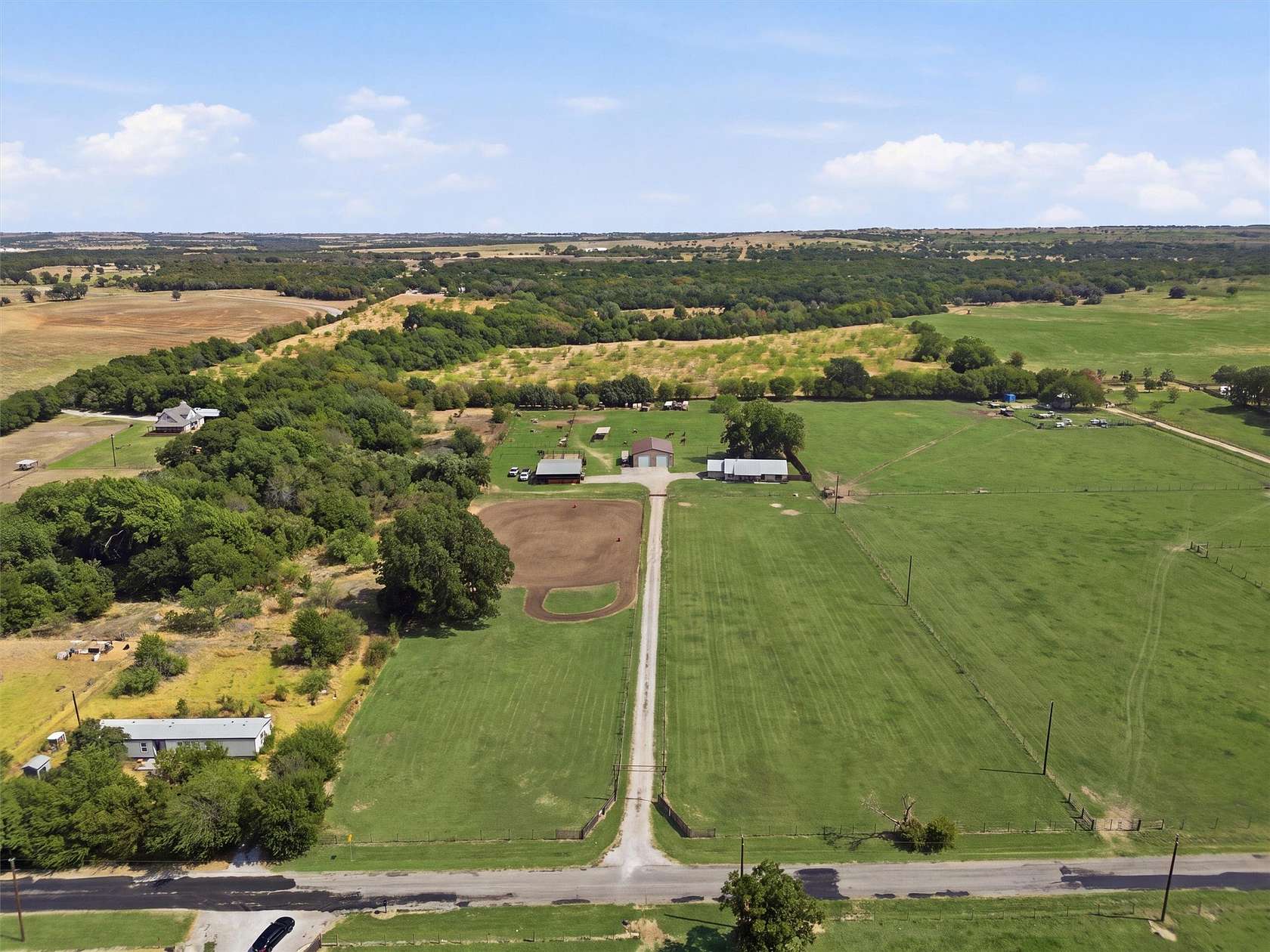 6 Acres of Land with Home for Sale in Weatherford, Texas