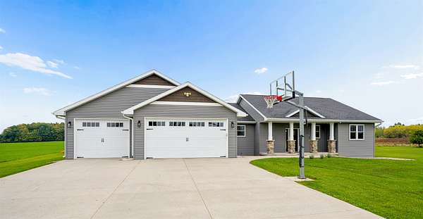 8.83 Acres of Land with Home for Sale in Omro, Wisconsin