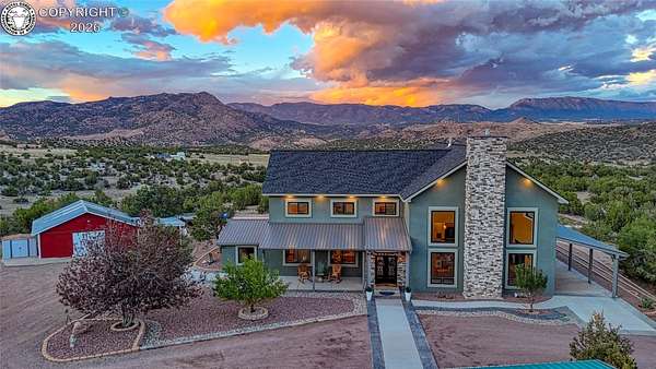 40 Acres of Recreational Land with Home for Sale in Cañon City, Colorado