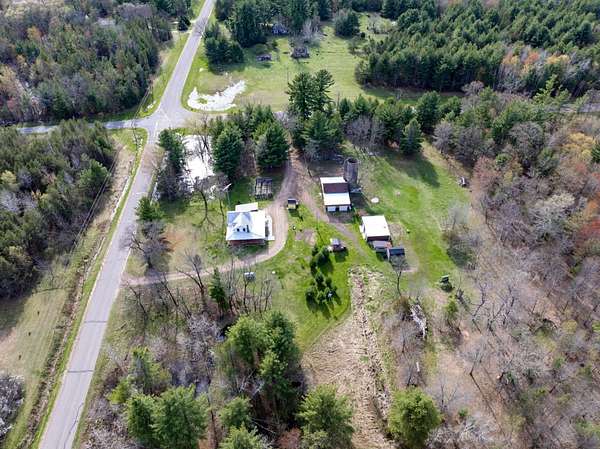 5 Acres of Land with Home for Sale in Mauston, Wisconsin