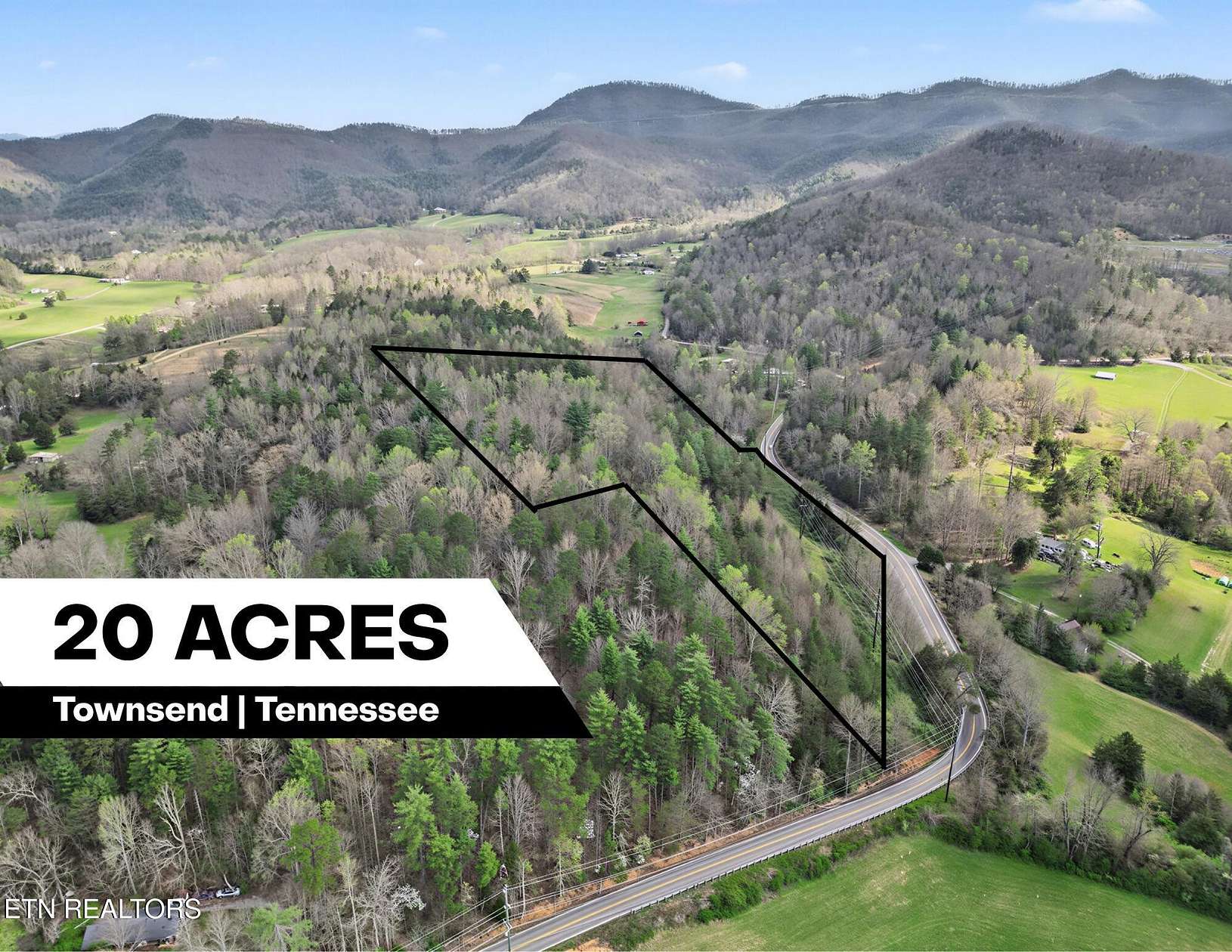 20.3 Acres of Land for Sale in Townsend, Tennessee