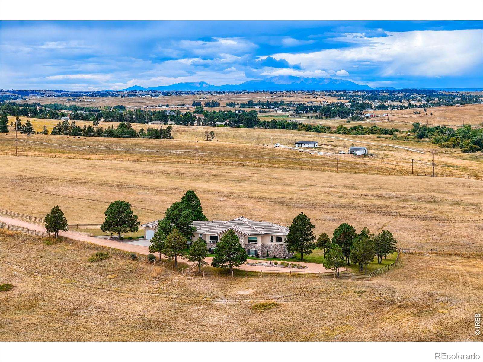 144 Acres of Land with Home for Sale in Elizabeth, Colorado