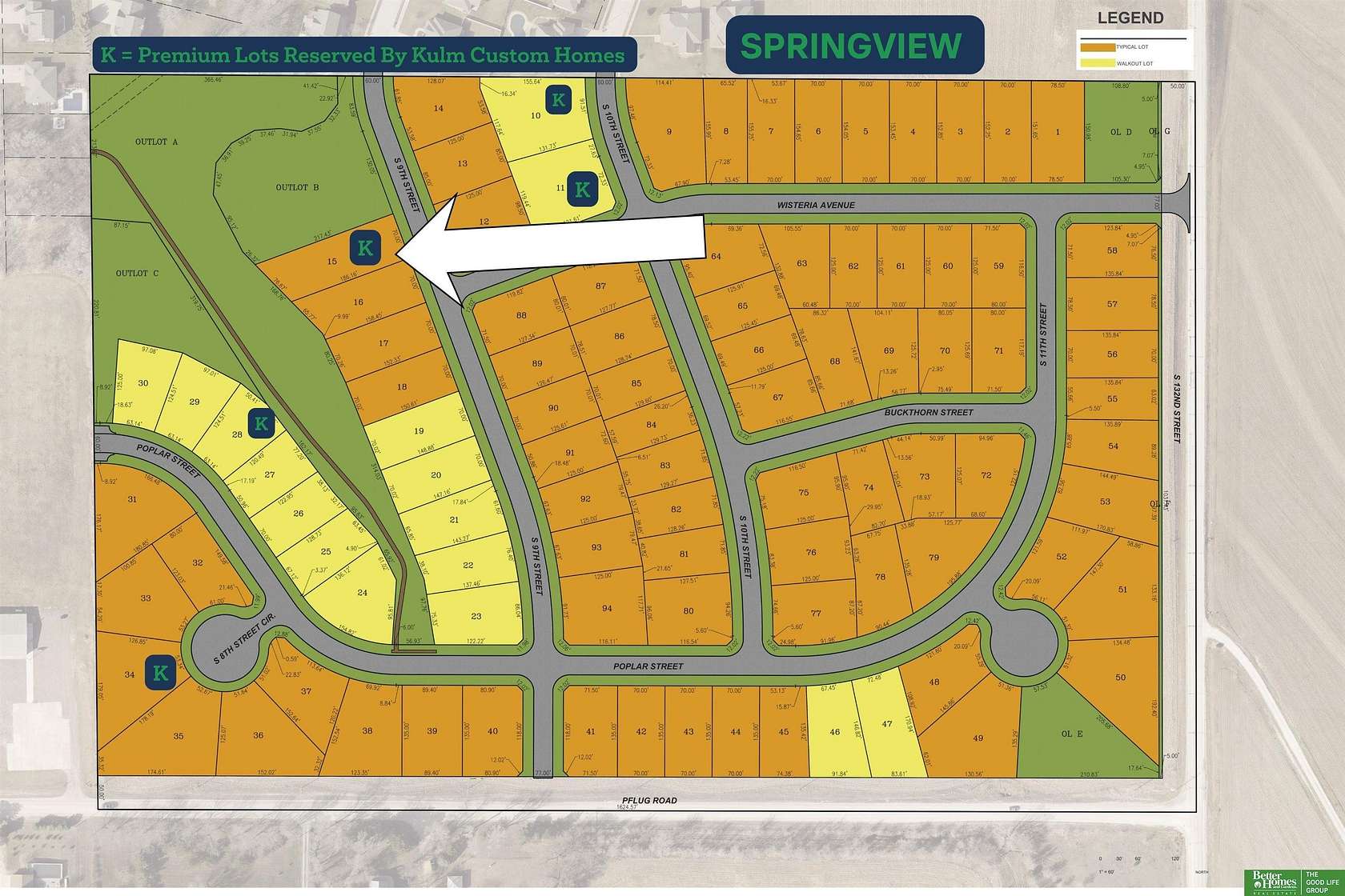 0.32 Acres of Residential Land for Sale in Springfield, Nebraska
