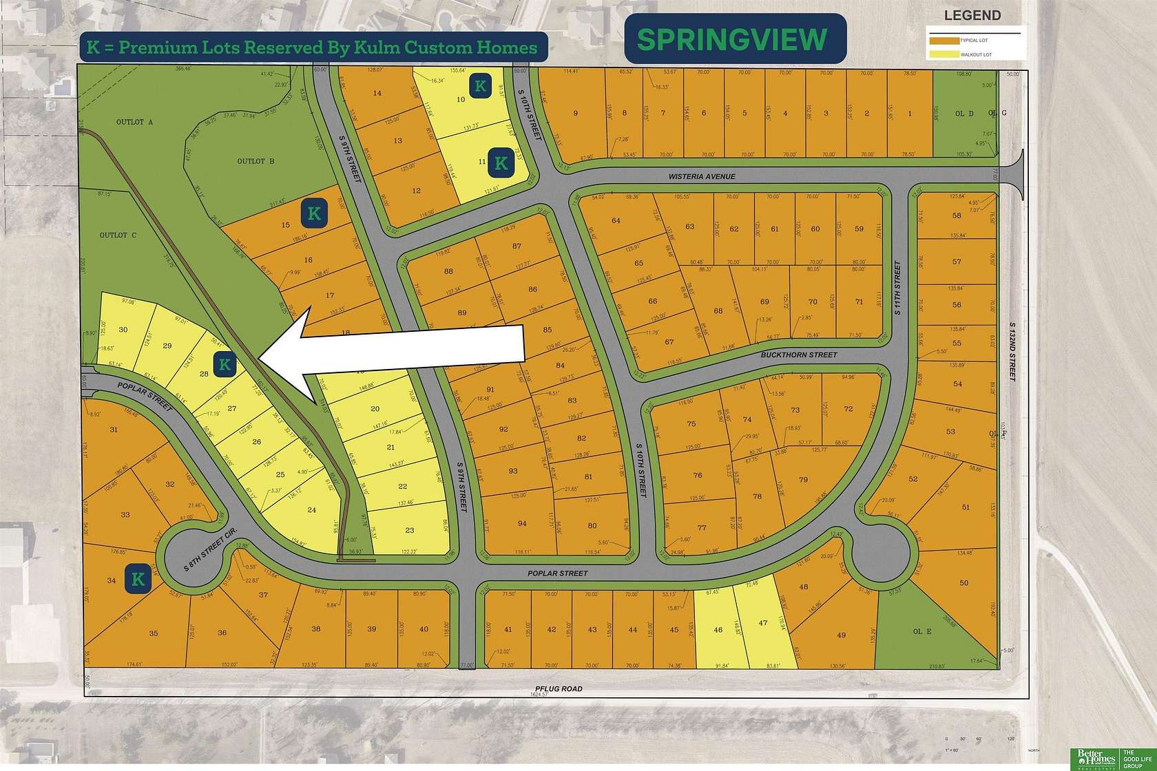 Residential Land for Sale in Springfield, Nebraska