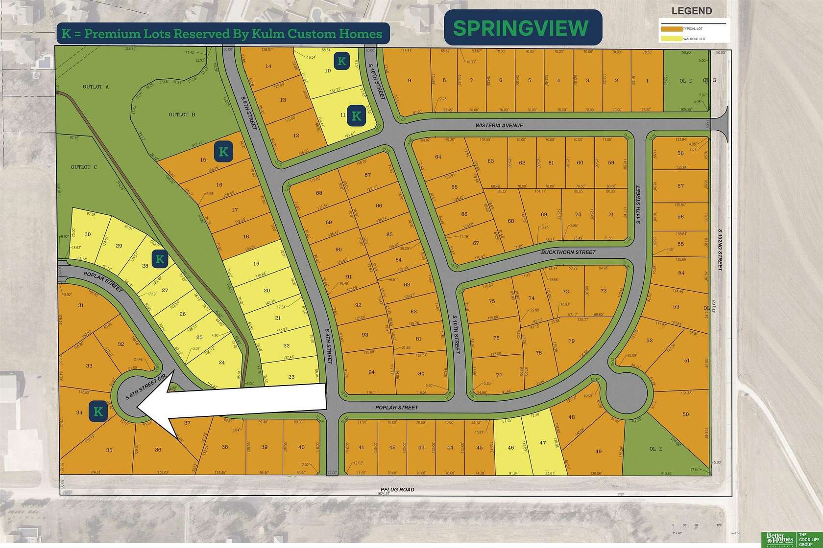 Residential Land for Sale in Springfield, Nebraska
