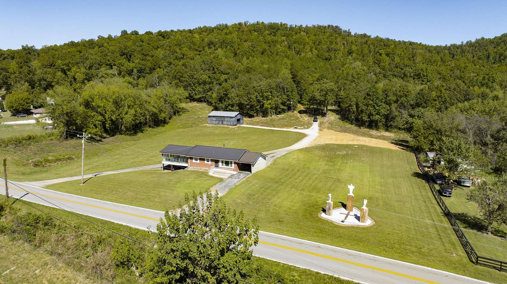 46.5 Acres of Land with Home for Sale in Monticello, Kentucky