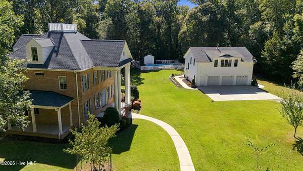 5.24 Acres of Land with Home for Sale in New Bern, North Carolina