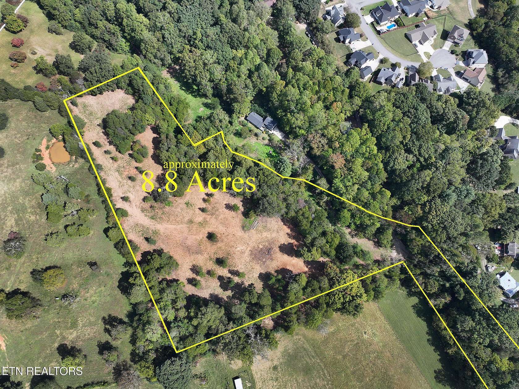 8.8 Acres of Land for Sale in Knoxville, Tennessee
