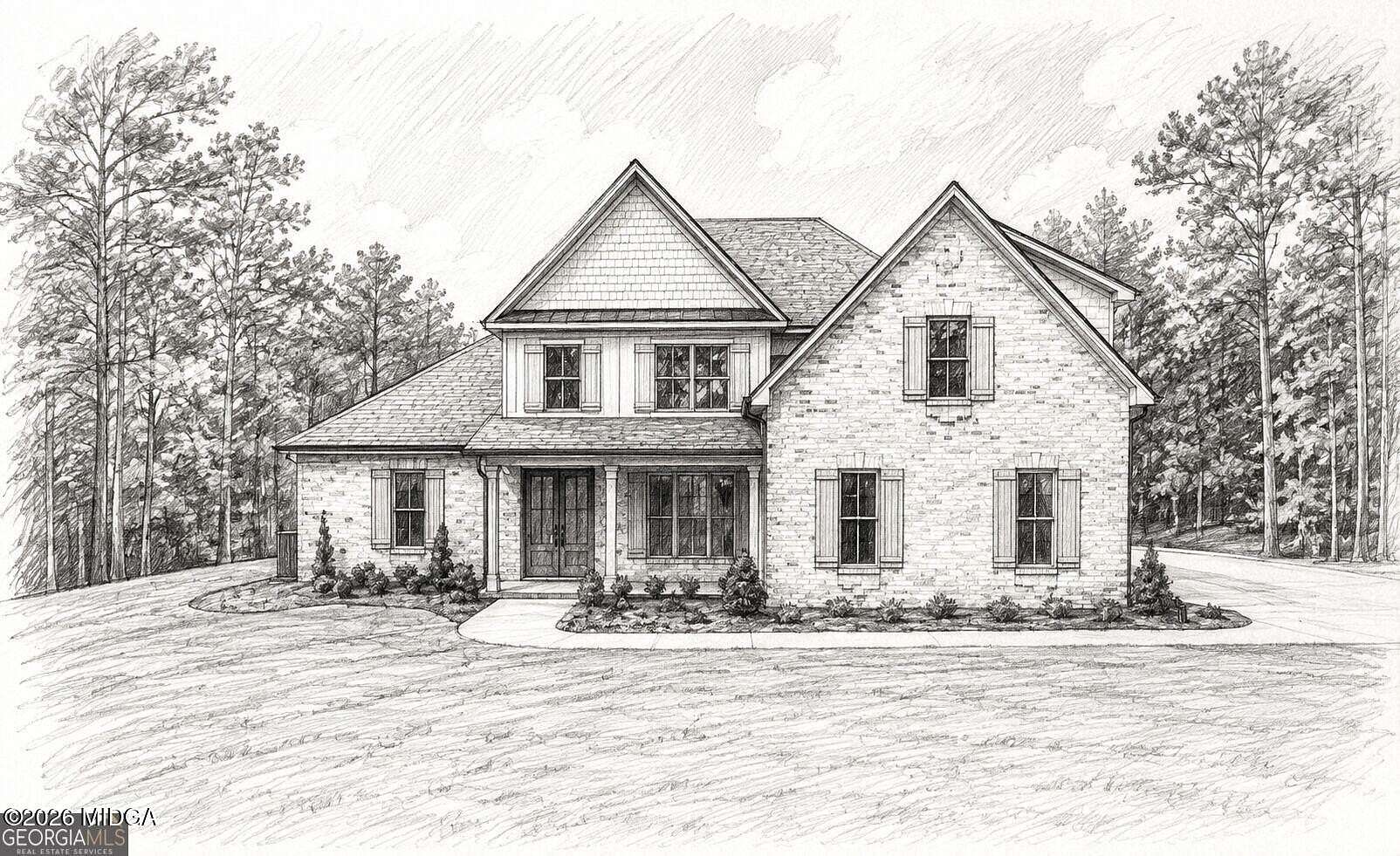 3.33 Acres of Land with Home for Sale in Forsyth, Georgia